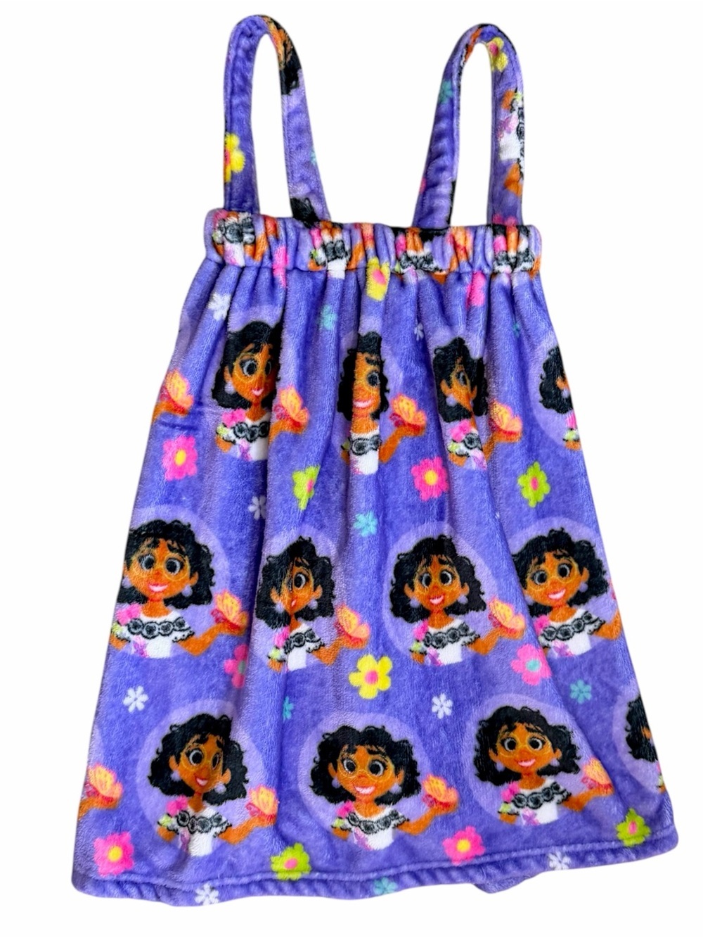 Disney Encanto Girls Plush Bath Robe Blanket Wrap Dress Ultra Soft
